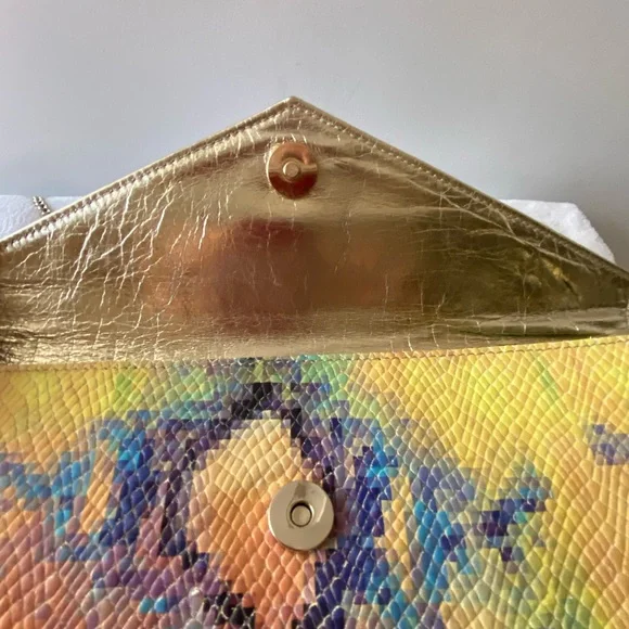 ** NOT FOR SALE ** VIVIENNE WESTWOOD Multi-Color Snakeskin Clutch - Picture 3 of 13